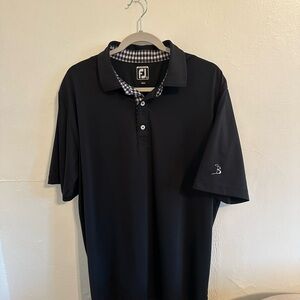 FootJoy Black Creek Golf Club Polo | Black | Private Club Logo | Men’s XL